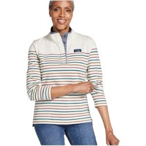 L.L. Bean striped long sleeve multi colored cotton cotton pullover | 2X plus